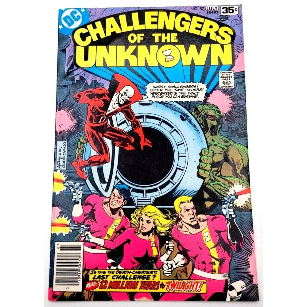CHALLENGERS OF THE‎ UNKNOWN #87 (1976) /VF-/ DEADMAN SWAMP THING NEWSSTAND